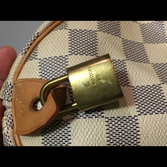 Louis Vuitton speedy 35 damier azur canvas - Picture 8 of 8
